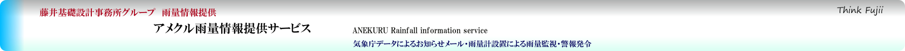 アメクル　雨量情報提供サービス