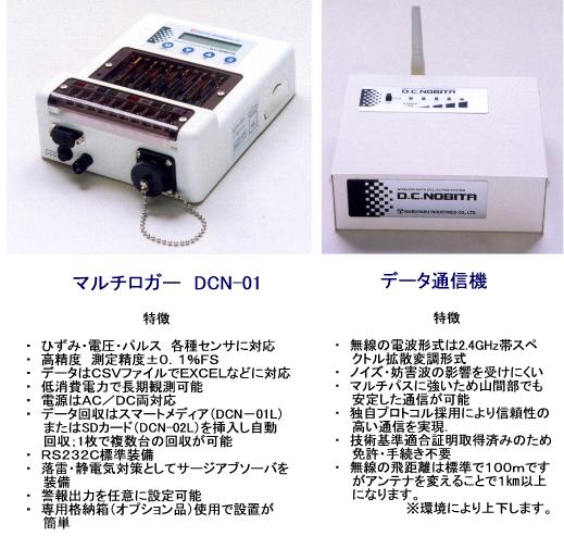 地すべり・がけ崩れ監視・安全管理システム「DCのび太」ロガー
